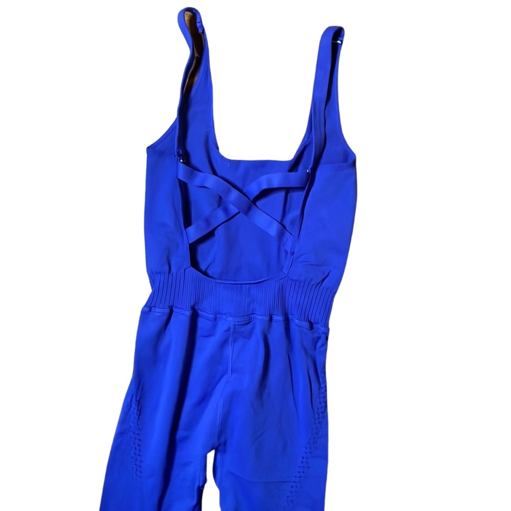 Free People Movement Good Karma Onesie Sapphire XS/S NEW - Picture 4 of 5